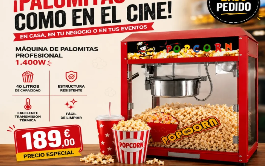 🍿 ¡El sabor del cine, donde tú quieras!